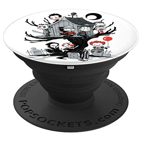 Horror Movie Tree House Funny Halloween PopSockets Grip and Stand for Phones and Tablets Horror Movie Tree House Funny Halloween PopSockets Grip and Stand for Phones and Tablets