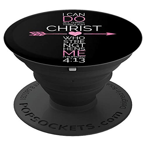 Christian Faith Inspirational Scripture Quote for Women PopSockets Grip and Stand for Phones and Tablets