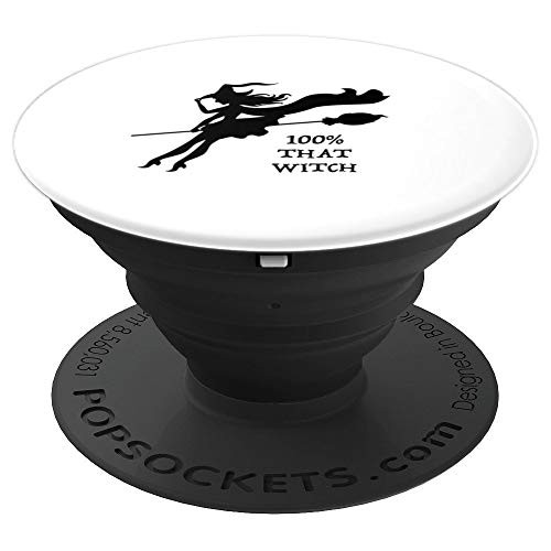 100 That Witch Funny Halloween Haunted House PopSockets Grip and Stand for Phones and Tablets 100 That Witch Funny Halloween Haunted House PopSockets Grip and Stand for Phones and Tablets