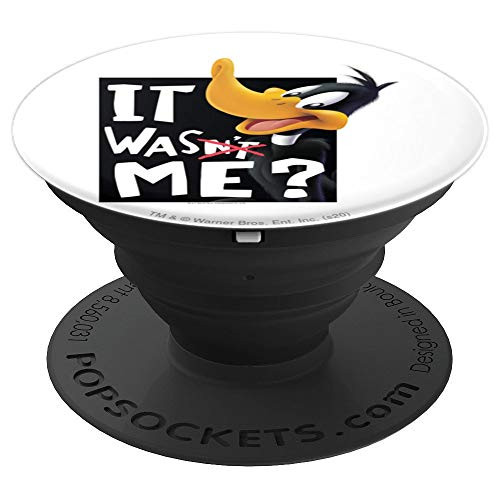 Looney Tunes Daffy Duck It Was Me PopSockets Grip and Stand for Phones and Tablets