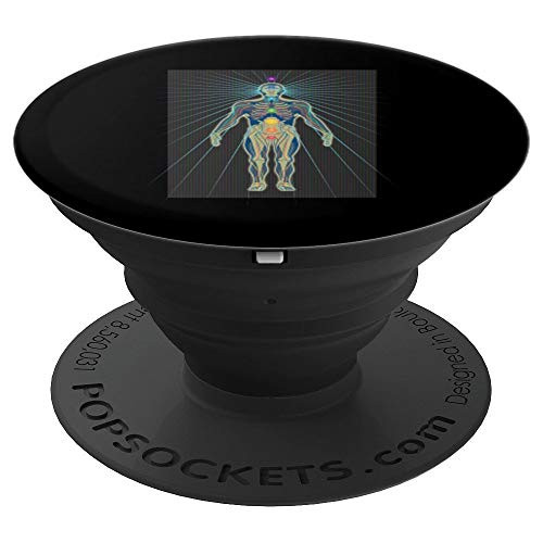 Chakras Telekinesis Psychokinesis Man PopSockets Grip and Stand for Phones and Tablets