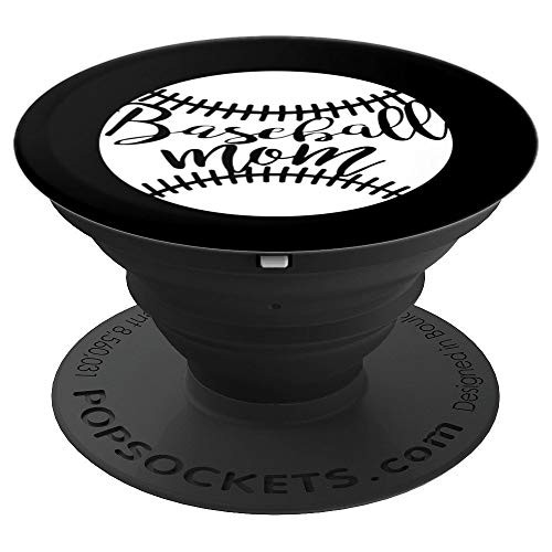 Baseball Mom Sports School Games Gift PopSockets Grip and Stand for Phones and Tablets
