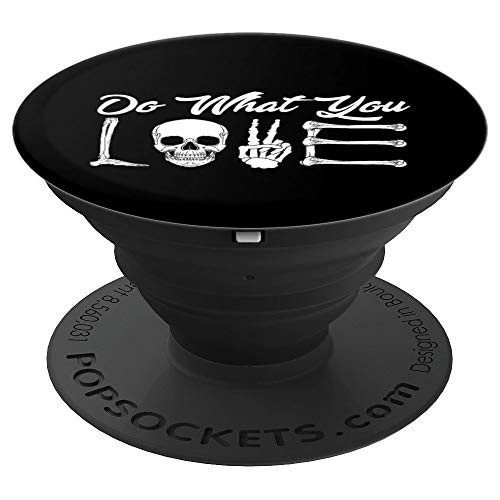 Radiology Tech Love X Ray   Love Skull Bones Skeleton PopSockets Grip and Stand for Phones and Tablets