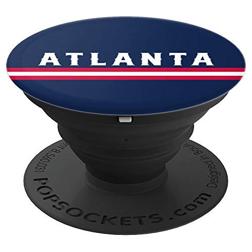 Retro Atlanta Baseball Game Day Script PopSockets Grip and Stand for Phones and Tablets Retro Atlanta Baseball Game Day Script PopSockets Grip and Stand for Phones and Tablets