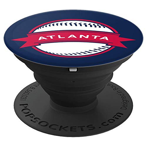 Retro Atlanta Baseball ATL Home Game PopSockets Grip and Stand for Phones and Tablets