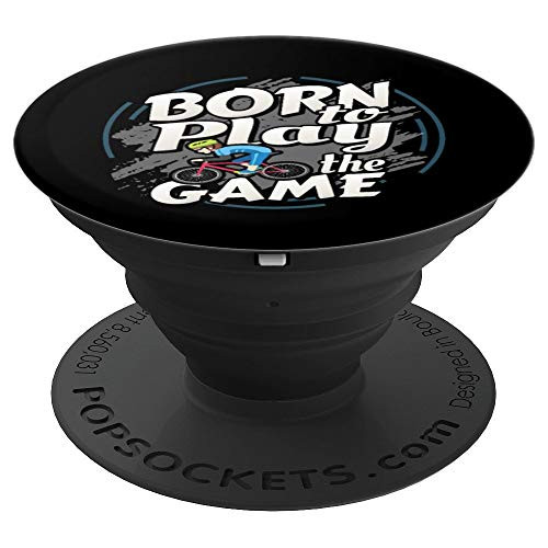 Born to Play the Game Bike Riding PopSockets Grip and Stand for Phones and Tablets