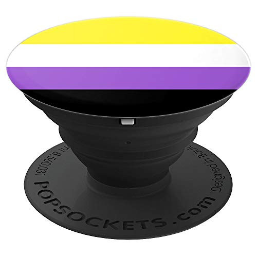 Nonbinary LGBTQI Pride Flag PopSockets Grip and Stand for Phones and Tablets