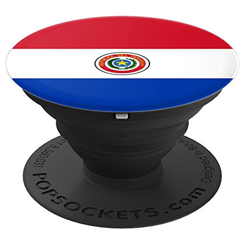 Paraguay Country Flag Proud Patriotic Gift PopSockets Grip and Stand for Phones and Tablets