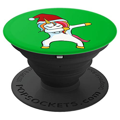 Dabbing Unicorn with Santa Hat Cute Funny Christmas Gift PopSockets Grip and Stand for Phones and Tablets Dabbing Unicorn with Santa Hat Cute Funny Christmas Gift PopSockets Grip and Stand for Phones and Tablets