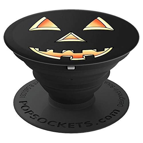 Halloween Jack O Lantern Face  Smiling  PopSockets Grip and Stand for Phones and Tablets