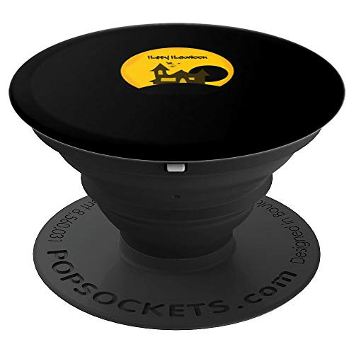 Haunted House Happy Halloween PopSockets Grip and Stand for Phones and Tablets Haunted House Happy Halloween PopSockets Grip and Stand for Phones and Tablets