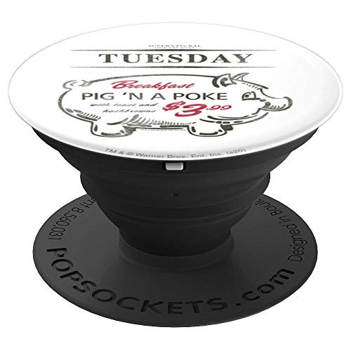 Supernatural Pig  n a Poke PopSockets Grip and Stand for Phones and Tablets