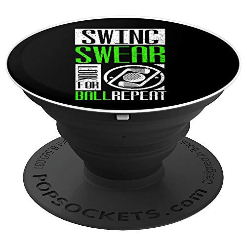 swing swear look for ball repeat fun golf PopSockets Grip and Stand for Phones and Tablets