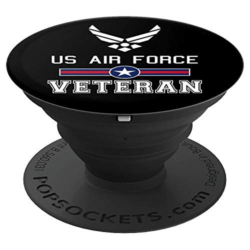 Air Force Military Veteran Military Pride Gift Accessory PopSockets Grip and Stand for Phones and Tablets