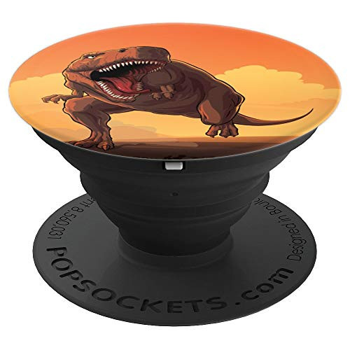 T Rex Scary Dinosaur Orange Background For Boys PopSockets Grip and Stand for Phones and Tablets T Rex Scary Dinosaur Orange Background For Boys PopSockets Grip and Stand for Phones and Tablets