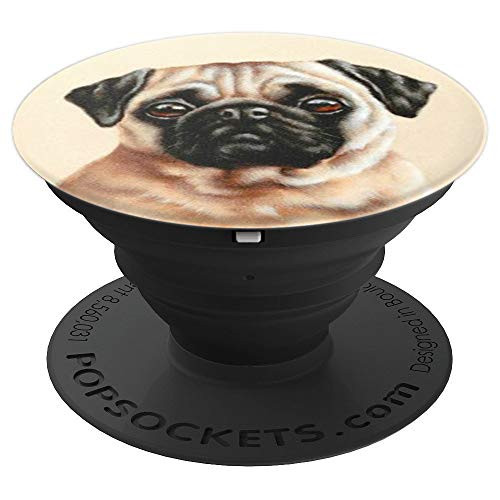 Cute Pug Pattern Design For Pug Lovers on Cream Background PopSockets Grip and Stand for Phones and Tablets Cute Pug Pattern Design For Pug Lovers on Cream Background PopSockets Grip and Stand for Phones and Tablets
