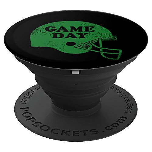 Game Day Football Green Helmet Gift PopSockets Grip and Stand for Phones and Tablets Game Day Football Green Helmet Gift PopSockets Grip and Stand for Phones and Tablets