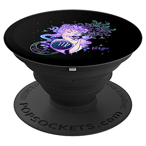 Zodiac Virgo PopSockets Grip and Stand for Phones and Tablets