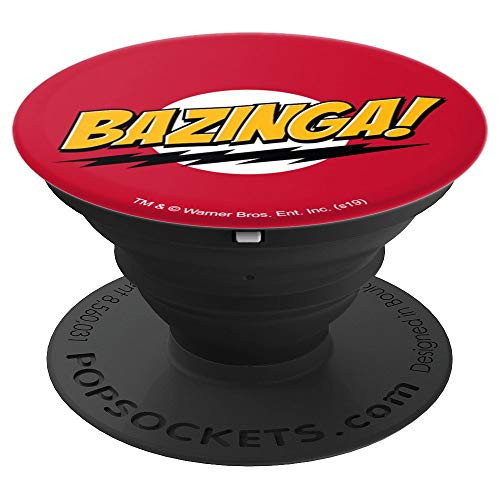 The Big Bang Theory Sheldon Bazinga PopSockets Grip and Stand for Phones and Tablets