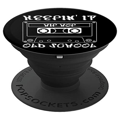 Keepin it Old School Hip Hop 90s Mixtape Cassette Graffiti PopSockets Grip and Stand for Phones and Tablets
