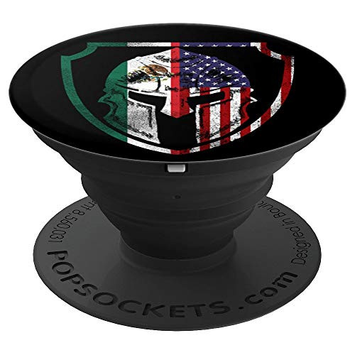 Mexican American Spartan Helmet   Chicano Pride PopSockets Grip and Stand for Phones and Tablets