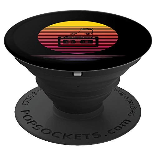 Cassette Tape Seventies Retro Vaporwave Sunset 70s 80s PopSockets Grip and Stand for Phones and Tablets Cassette Tape Seventies Retro Vaporwave Sunset 70s 80s PopSockets Grip and Stand for Phones and Tablets