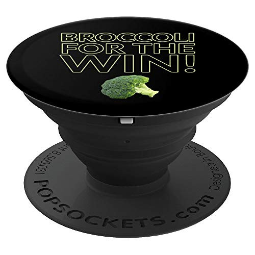 Broccoli for the Win for Vegans Vegetarian Gifts PopSockets Grip and Stand for Phones and Tablets Broccoli for the Win for Vegans Vegetarian Gifts PopSockets Grip and Stand for Phones and Tablets