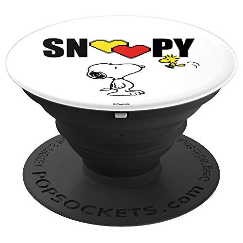 Peanuts Valentine Snoopy Love PopSockets Grip and Stand for Phones and Tablets