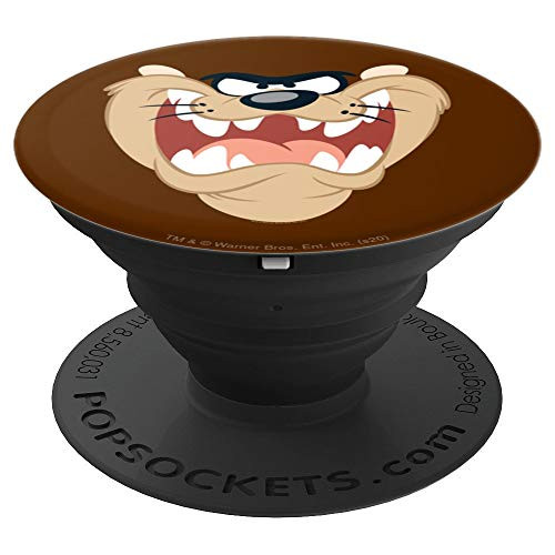 Looney Tunes Taz Face PopSockets Grip and Stand for Phones and Tablets