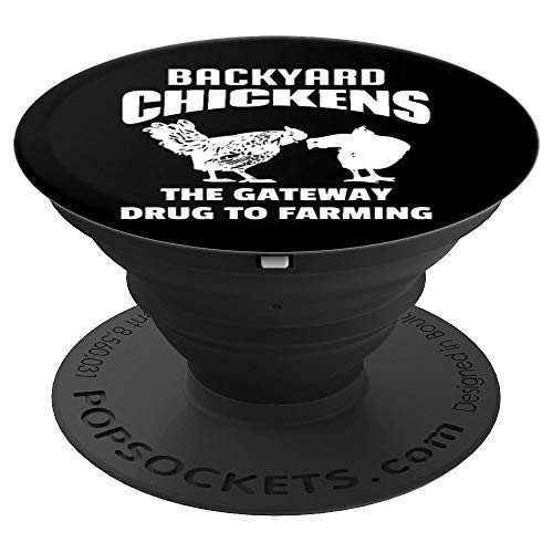 Funny Chicken Lover Backyard Chicken Farmer Gift PopSockets Grip and Stand for Phones and Tablets