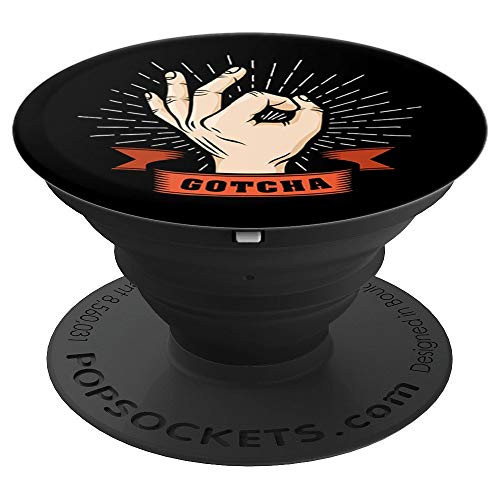 Circle Game Finger Circle Gotcha OK Symbol PopSockets Grip and Stand for Phones and Tablets
