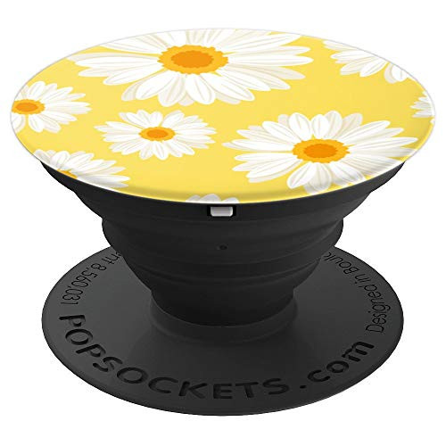 Cute Margarita Daisy Flower   Yellow Pattern Floral PopSockets Grip and Stand for Phones and Tablets Cute Margarita Daisy Flower   Yellow Pattern Floral PopSockets Grip and Stand for Phones and Tablets