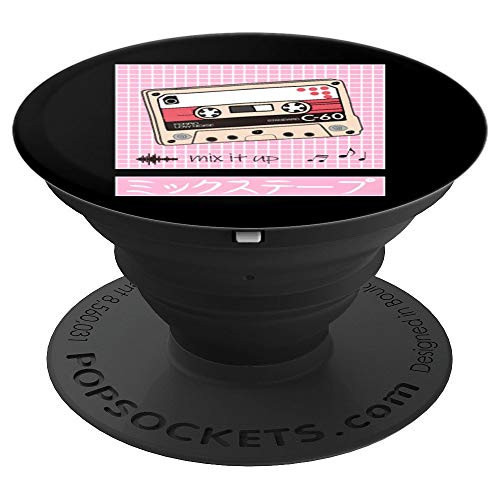 Japanese Aesthetic Vintage Cassette Tape 80s 90s Vaporwave PopSockets Grip and Stand for Phones and Tablets Japanese Aesthetic Vintage Cassette Tape 80s 90s Vaporwave PopSockets Grip and Stand for Phones and Tablets