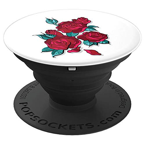 Red Rose Floral Blossom Aesthetic Cool Flower Lover Gifts PopSockets Grip and Stand for Phones and Tablets Red Rose Floral Blossom Aesthetic Cool Flower Lover Gifts PopSockets Grip and Stand for Phones and Tablets
