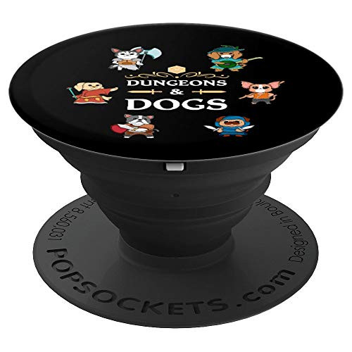 Dungeons and Dogs RPG D20 Anime Dragons Slayer Gamers Gift PopSockets Grip and Stand for Phones and Tablets