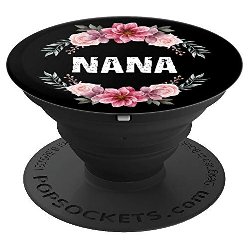Vintage Nana pink flower rose background with floral Gift PopSockets Grip and Stand for Phones and Tablets Vintage Nana pink flower rose background with floral Gift PopSockets Grip and Stand for Phones and Tablets