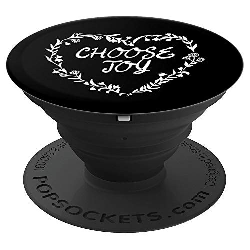 Choose Joy Heart Flowers inspirational and motivational PopSockets Grip and Stand for Phones and Tablets Choose Joy Heart Flowers inspirational and motivational PopSockets Grip and Stand for Phones and Tablets