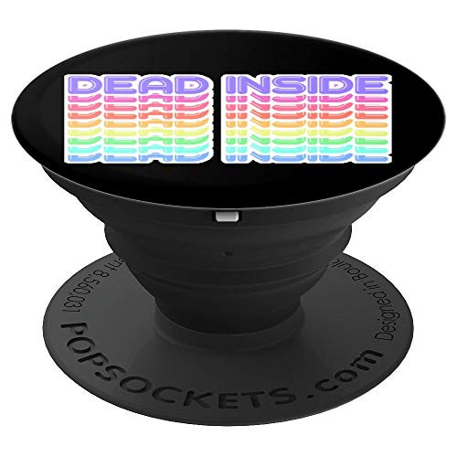 Dead Inside Sad Emo Pastel Goth Halloween Gift PopSockets Grip and Stand for Phones and Tablets