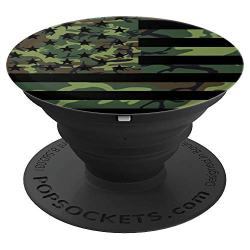 Camo American Flag Camouflage Hunter Manly Series PopSockets Grip and Stand for Phones and Tablets Camo American Flag Camouflage Hunter Manly Series PopSockets Grip and Stand for Phones and Tablets