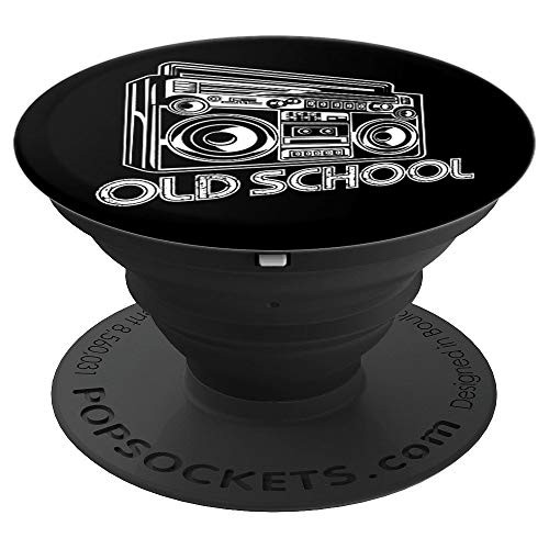 Old School Boombox 80s Rap PopSockets Grip and Stand for Phones and Tablets Old School Boombox 80s Rap PopSockets Grip and Stand for Phones and Tablets