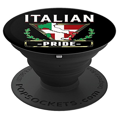 Italy Italian Pride Flag Roots PopSockets Grip and Stand for Phones and Tablets