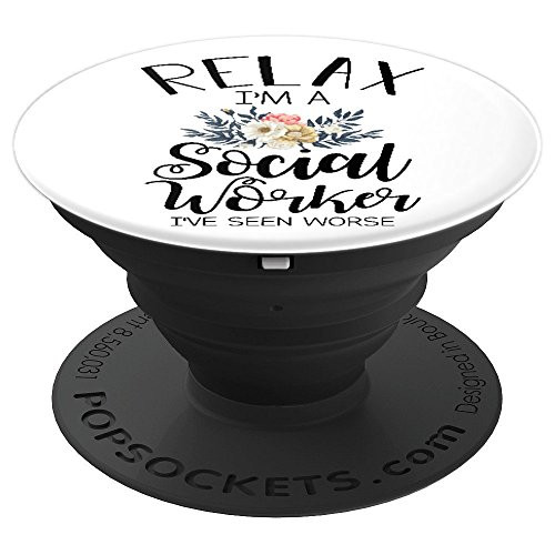 Social Worker Gift PopSockets Grip and Stand for Phones and Tablets