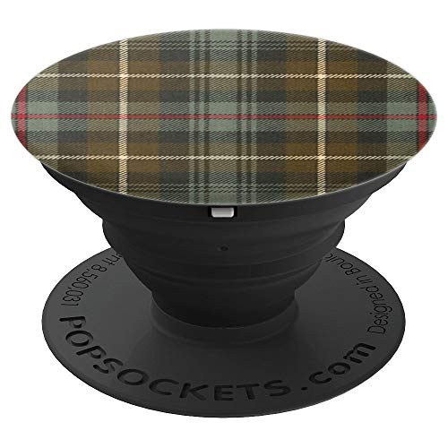 Plaid Pop Mount Socket Phone Grip Classic Buffalo Pattern PopSockets Grip and Stand for Phones and Tablets