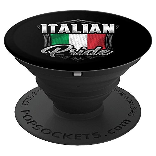 Italian Italy Pride Flag Roots PopSockets Grip and Stand for Phones and Tablets