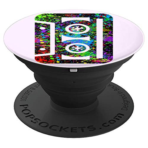 Vintage Retro Music Cassette Tapes Mixtape Men Women Gift PopSockets Grip and Stand for Phones and Tablets