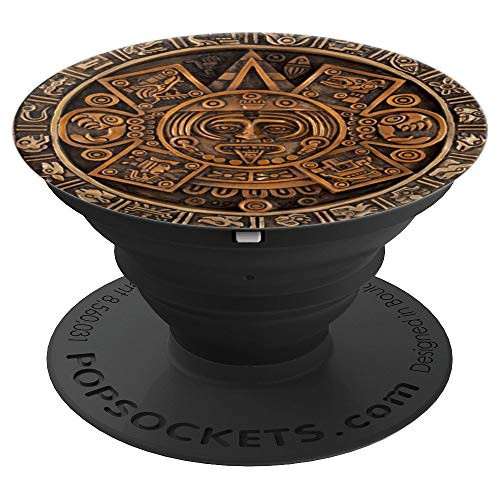 Aztec Mayan Calendar PopSockets Grip and Stand for Phones and Tablets