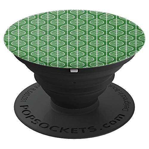 Leaf Green Decorative Leaves Design PopSocket PopSockets Grip and Stand for Phones and Tablets