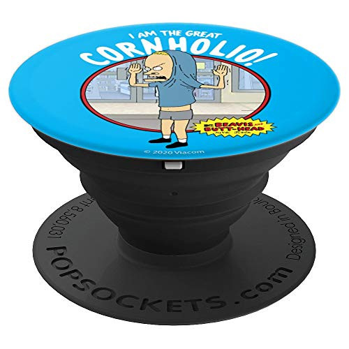 Beavis And Butt Head I Am The Great Cornholio PopSockets Grip and Stand for Phones and Tablets