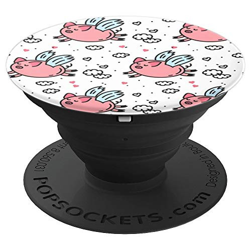 Flying Pigs Cute Piggy Adorable Pig PopSockets Grip and Stand for Phones and Tablets