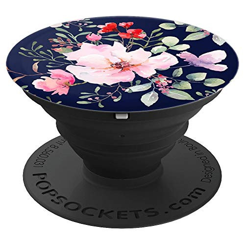 Pink floral watercolor purple flower cute background gift PopSockets Grip and Stand for Phones and Tablets Pink floral watercolor purple flower cute background gift PopSockets Grip and Stand for Phones and Tablets